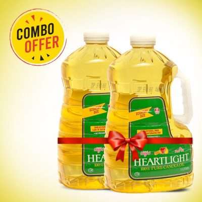 Heart Light Canola Oil-3ltr Combo Offer.