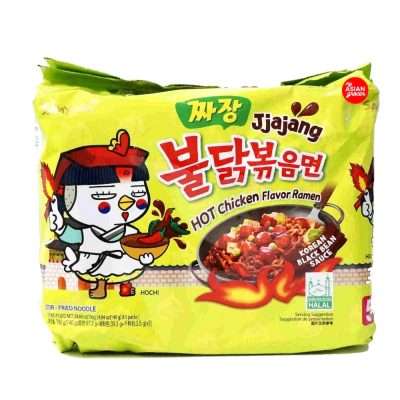 Samyang Buldak Jjajang Flavor Ramen-(Family Pack)