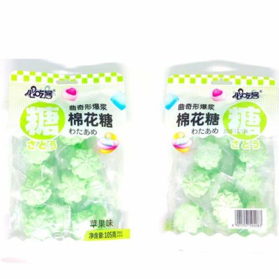 Marshmallow Cookie Shaped Pops is a confectionery product that comes in a 105g pack and is made in China.
