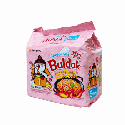 Samyang Carbonara Ramen 650gm – Family Pack (1 x 5) Korea