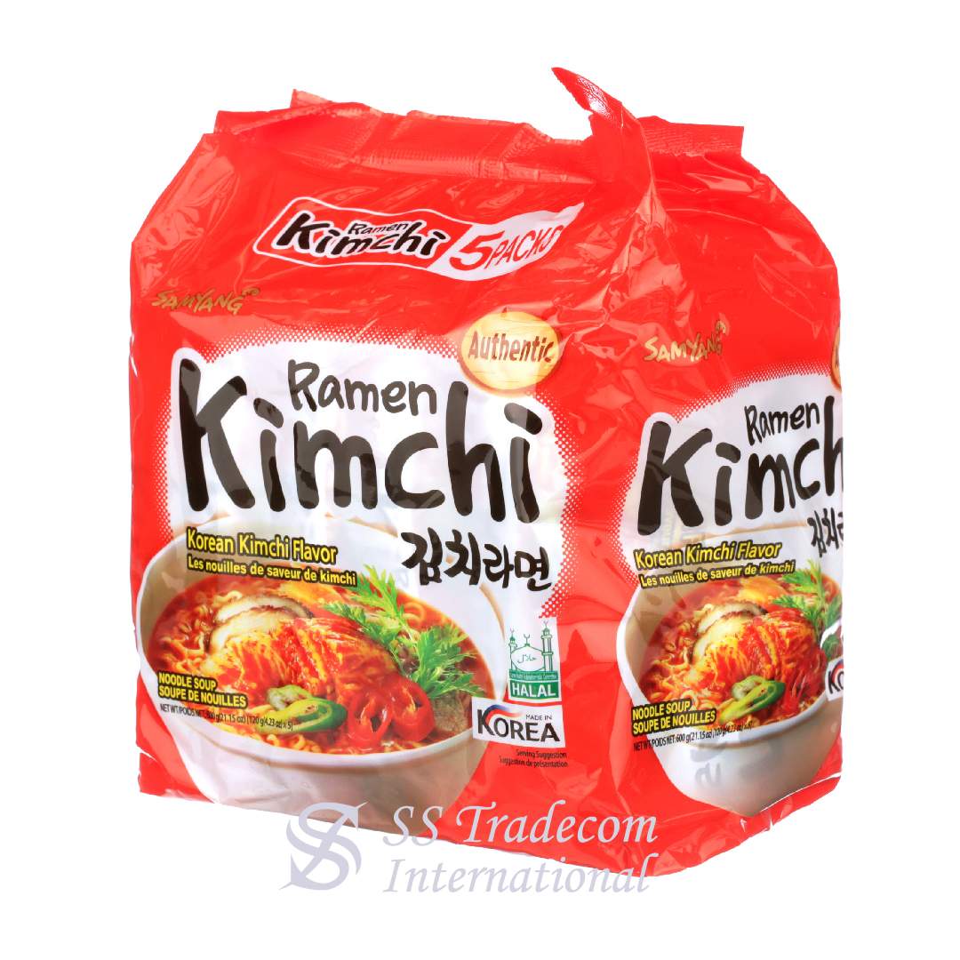 Samyang Kimchi Ramen 600gm - Family Pack (1 x 5) Korea