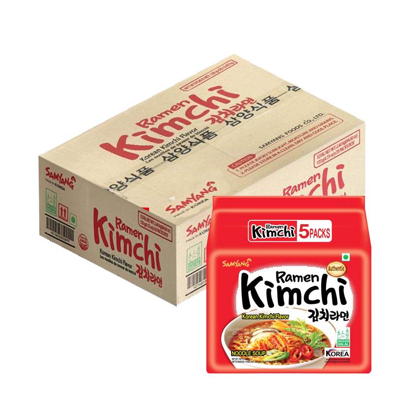 Samyang Kimchi Ramen 600gm - Cartoon (5 x 8) Korea