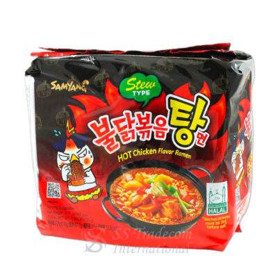 Samyang Hot Chicken Stew Ramen 725gm – Family Pack (1 x 5) Korea