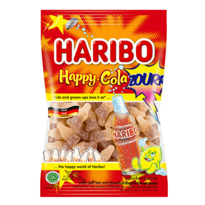 Haribo-Happy-Cola-Sour-Candy-160g-(Turkey)