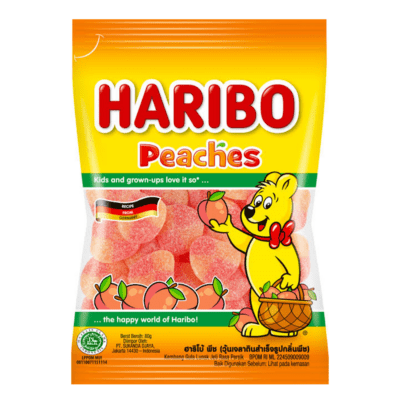 Haribo Peaches Candy 80gm (Turkey)
