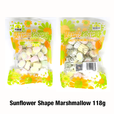 Sunflower Shape Large Marshmallows-118g-China