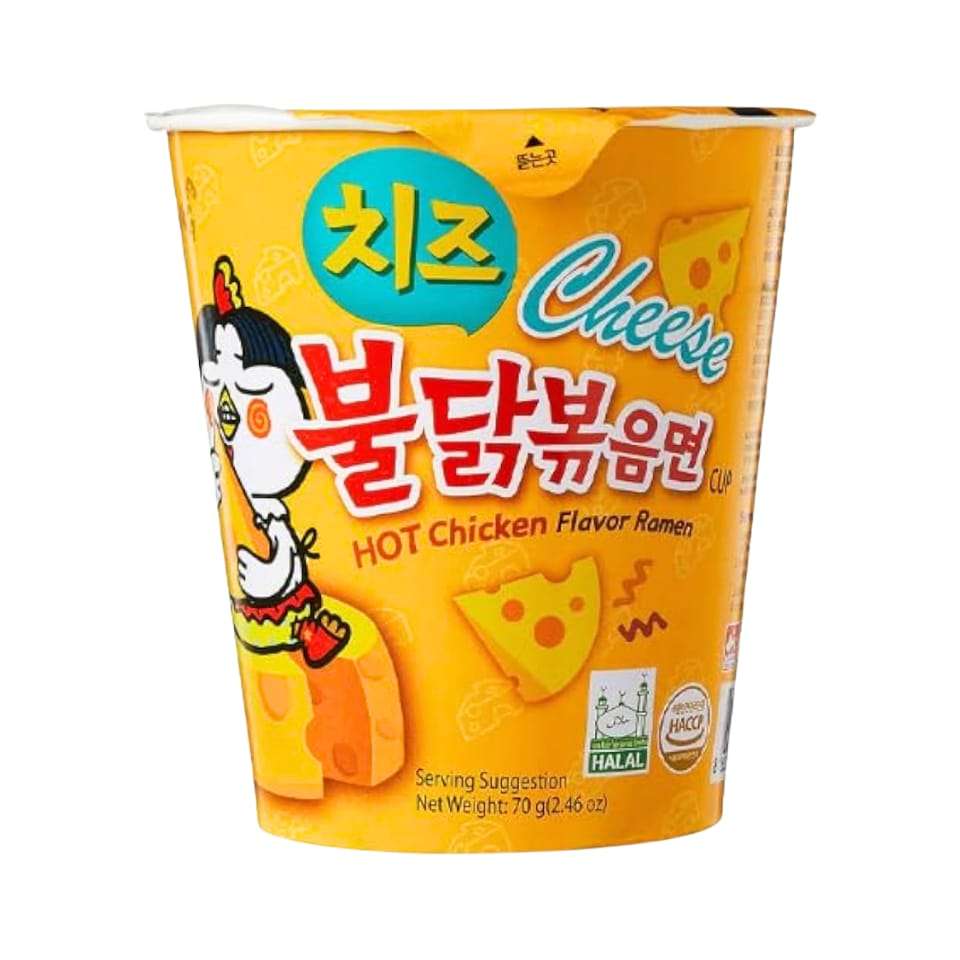 Samyang Cheese Flavor Ramen Cup Noodles