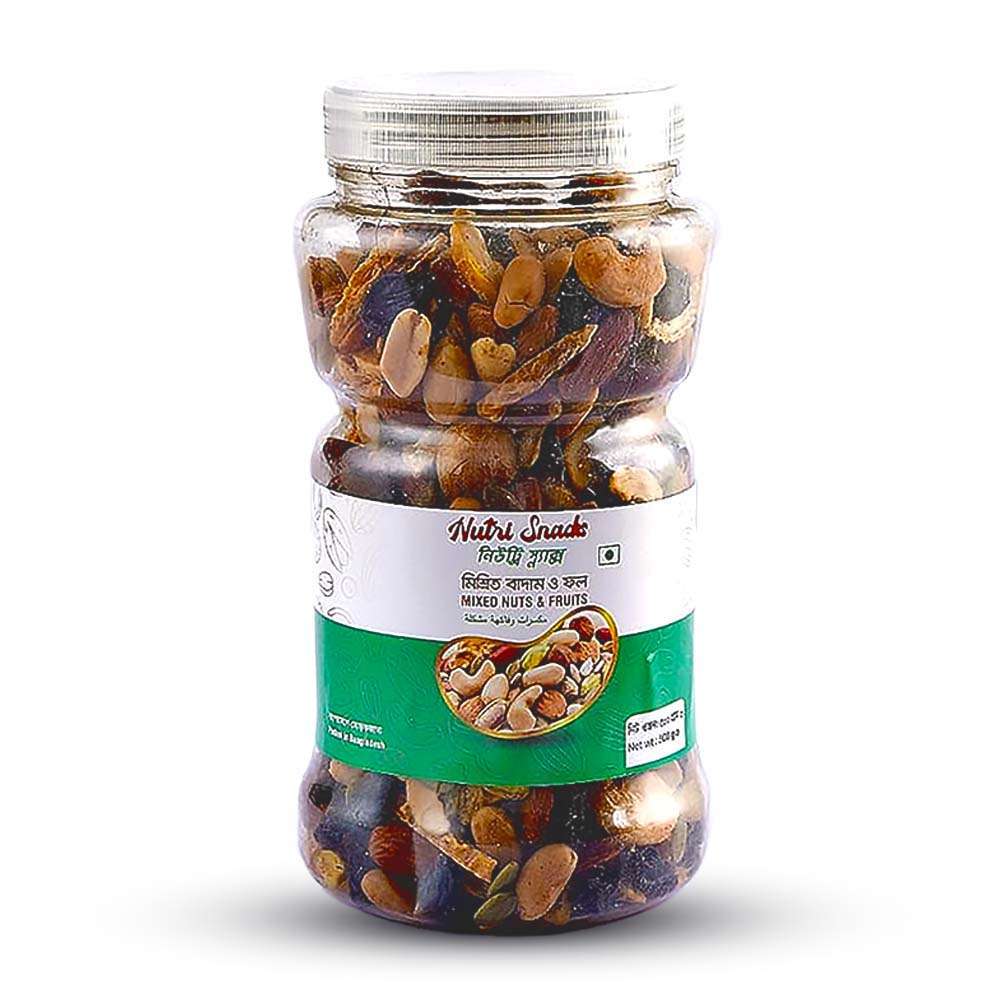Nutri snacks Mixed Nuts & Fruits- 500g