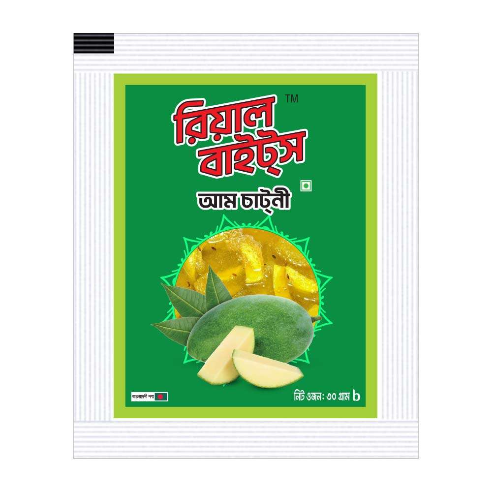 Real Bites Mango Chutney-30g 12pcs