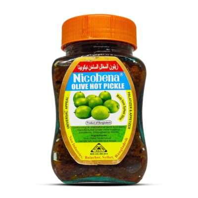 Nicobena Olive Hot Pickle- 220gm