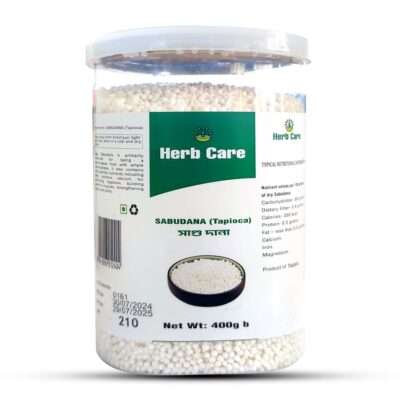 Product Name: Herb Care Sabudana (Tapioca)- 400g Ingredients: Sabudana (Tapioca) Storage: Store in a Cool and Dry Place, Avoid Direct Sunlight. Country of Origin: Thailand Barcode: 8941096012404