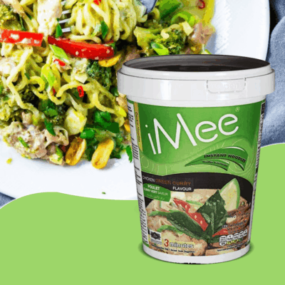 Imee Chicken  Green Curry  Flavor	Noodles  70g