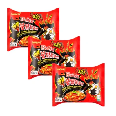 Samyang Buldak 2x Spicy Ramen-1 Pack, Buy2 get 1 Free.