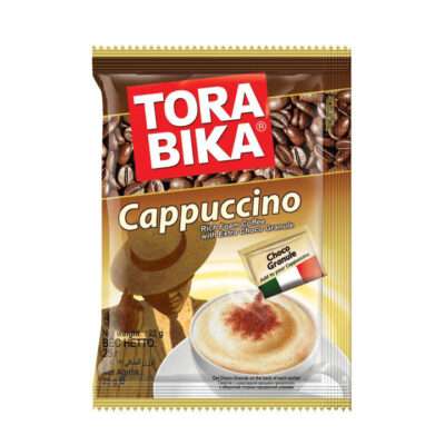 Tora Bika Cappuccino Coffee With Suger 20pcs
