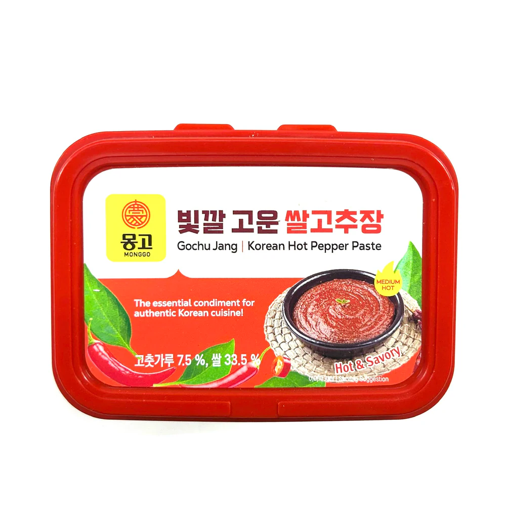 Monggo Gochu Jang Korean Hot Pepper Paste 500g